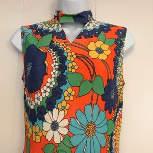 Vintage 60s Maxi Dress